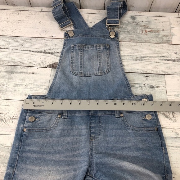 Blue Spice Denim Short Overalls 0 - Picture 13 of 13